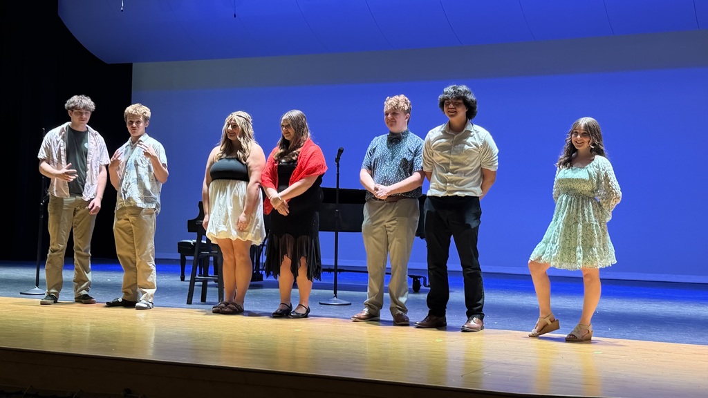 NHS Student Council sponsored a Talent Show last week. Winners were 1st place- Owen Mynarsky, 2nd place- Kinleigh Lesch and Roxy Brummitt, 3rd place Eli Cring and Isaac Bohne, 4th place- Hailey Tate and Audience pick was Raymond McCreary and Owen Mynarsky. There is group picture of the winners and a group picture of everyone who participated. Lots of talent here in Norwalk!