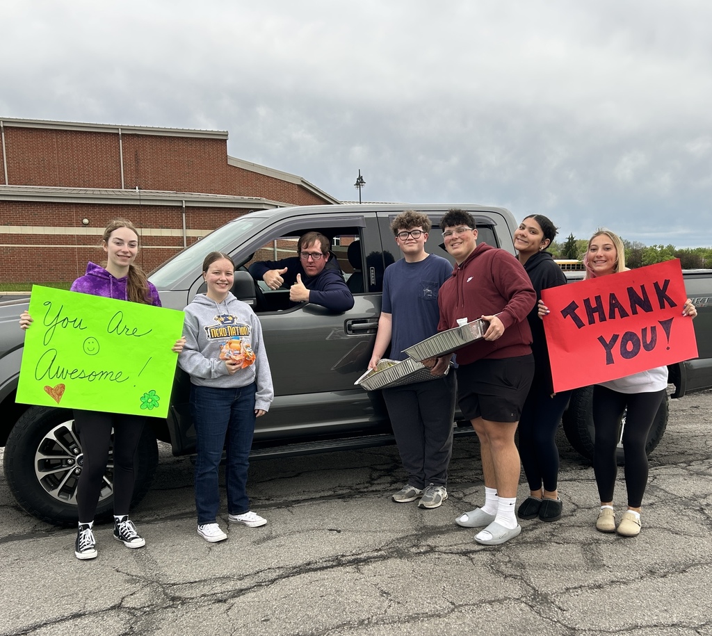 NHS Student Council passed out treats before school in appreciation of the teachers and staff this week! 