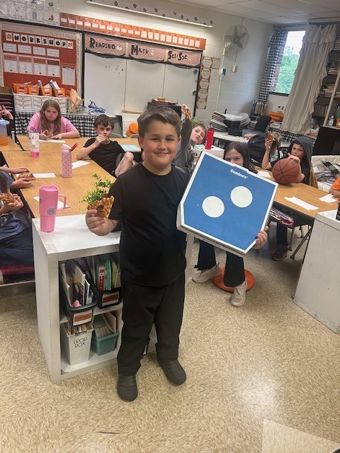 Mrs. Taylor’s third grade class at Pleasant Elementary earned a pizza party! They have been working so hard.
