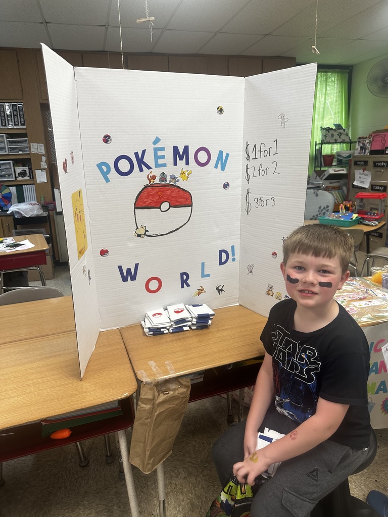 Second graders at Pleasant Elementary participated in our annual Goods and Services Day. Students had the option of providing a good or a service to their peers, which reinforced our recent social studies lessons. Each student earned behavior bucks to shop at the fair. A great time was had by all!
