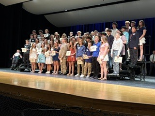 The Norwalk Middle School had their Academic Recognition Banquet last Tuesday night.  These students are being recognized for maintaining honor roll average - 3.4 for 1st, 2nd, and 3rd quarter.  