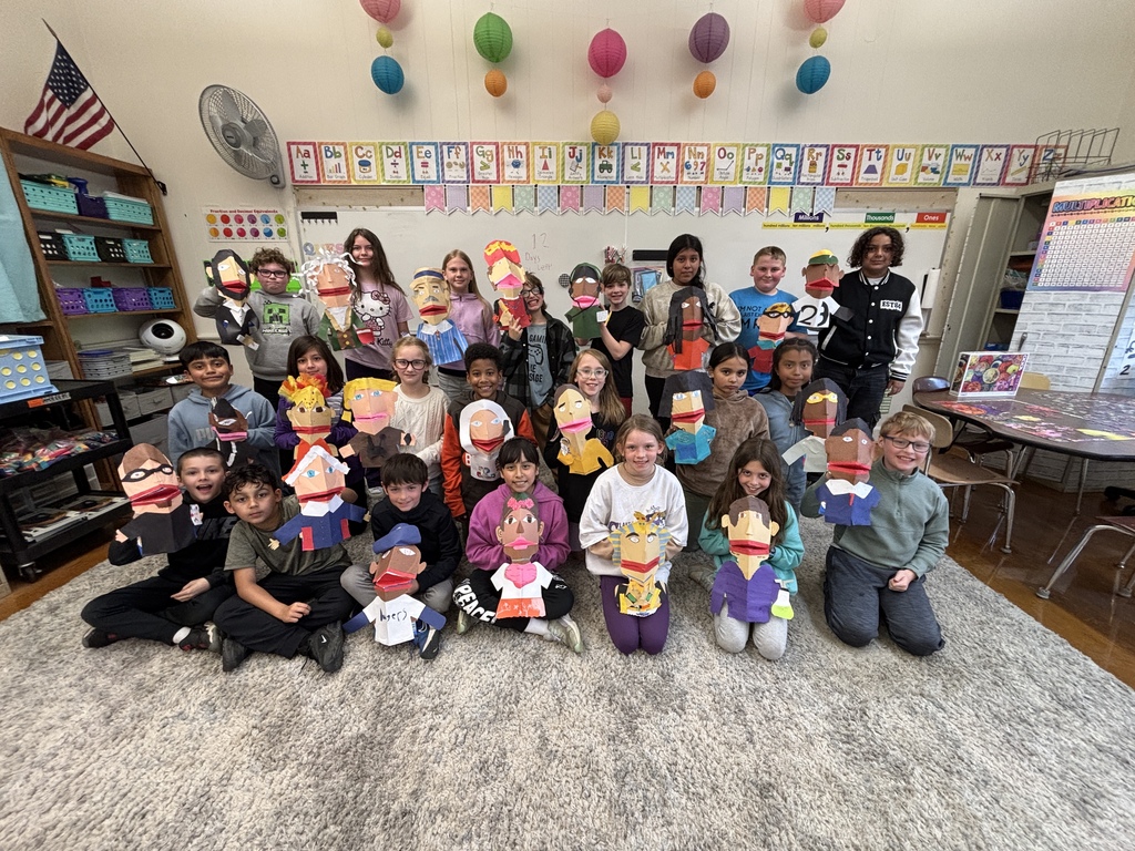 The Fourth Grade Blue Team learned about famous individuals and had fun bringing them to life as puppets during their recent biography project!
