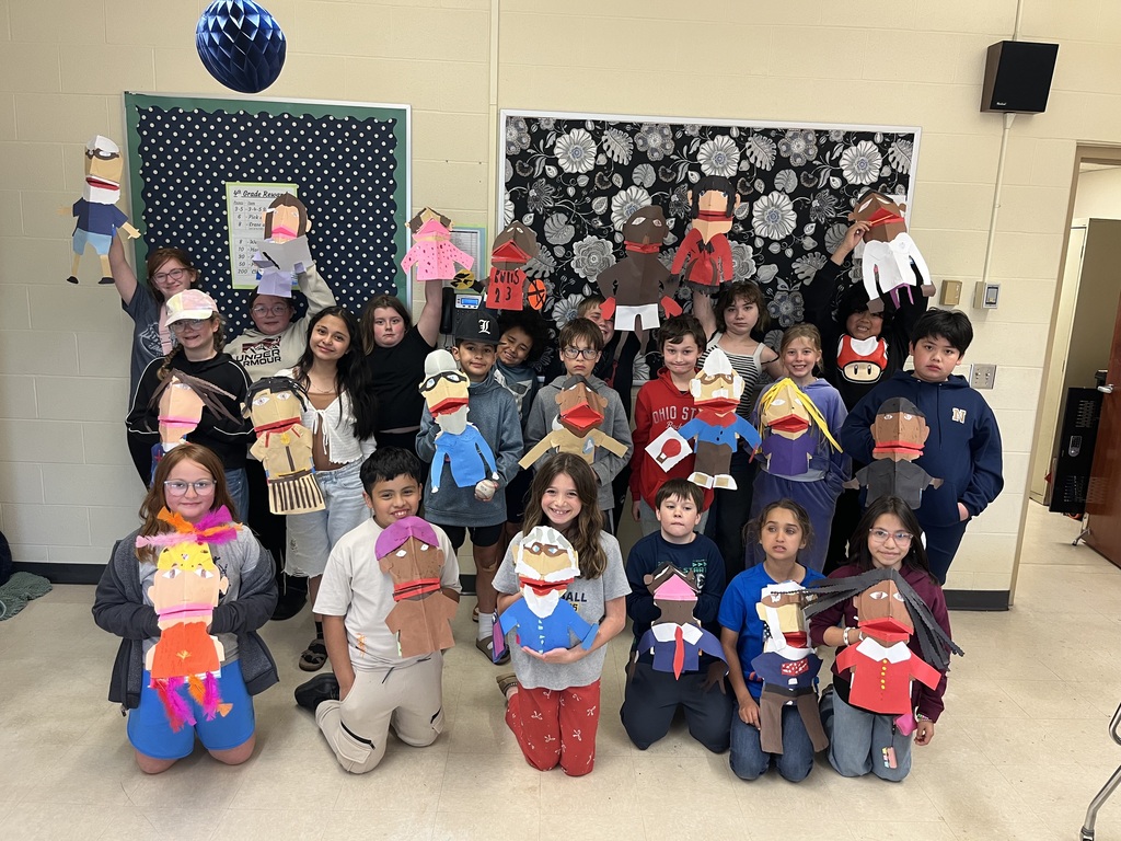 The Fourth Grade Blue Team learned about famous individuals and had fun bringing them to life as puppets during their recent biography project!
