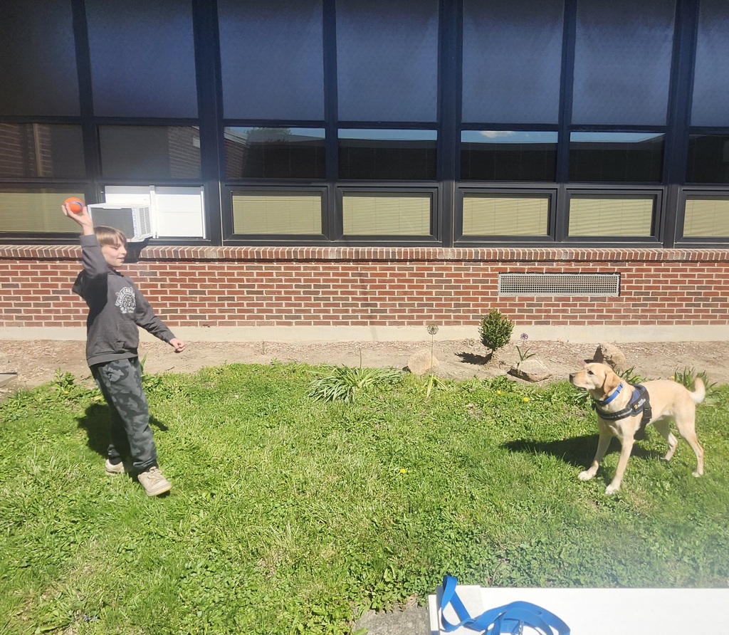 “Remember when I told you I couldn’t wait for spring? Well, it’s here! Because our 6th graders have been positive, polite, and prepared, I got to have some fun! Playing fetch in the courtyard and tic-tac-toe made this week pawsome! I can’t wait for more fun soon. Stay in the game!” ~ Kepler, SFD