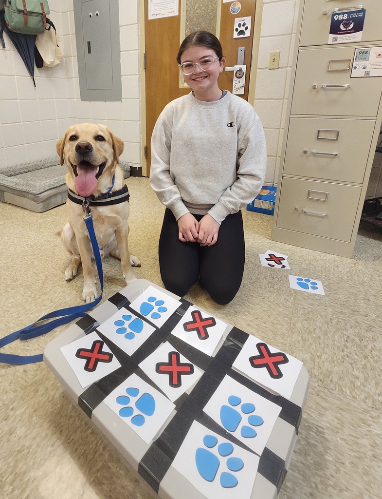 “Remember when I told you I couldn’t wait for spring? Well, it’s here! Because our 6th graders have been positive, polite, and prepared, I got to have some fun! Playing fetch in the courtyard and tic-tac-toe made this week pawsome! I can’t wait for more fun soon. Stay in the game!” ~ Kepler, SFD