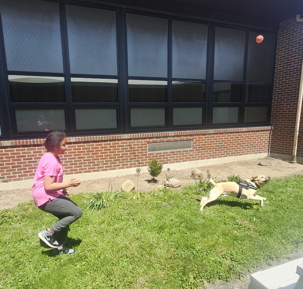 “Remember when I told you I couldn’t wait for spring? Well, it’s here! Because our 6th graders have been positive, polite, and prepared, I got to have some fun! Playing fetch in the courtyard and tic-tac-toe made this week pawsome! I can’t wait for more fun soon. Stay in the game!” ~ Kepler, SFD