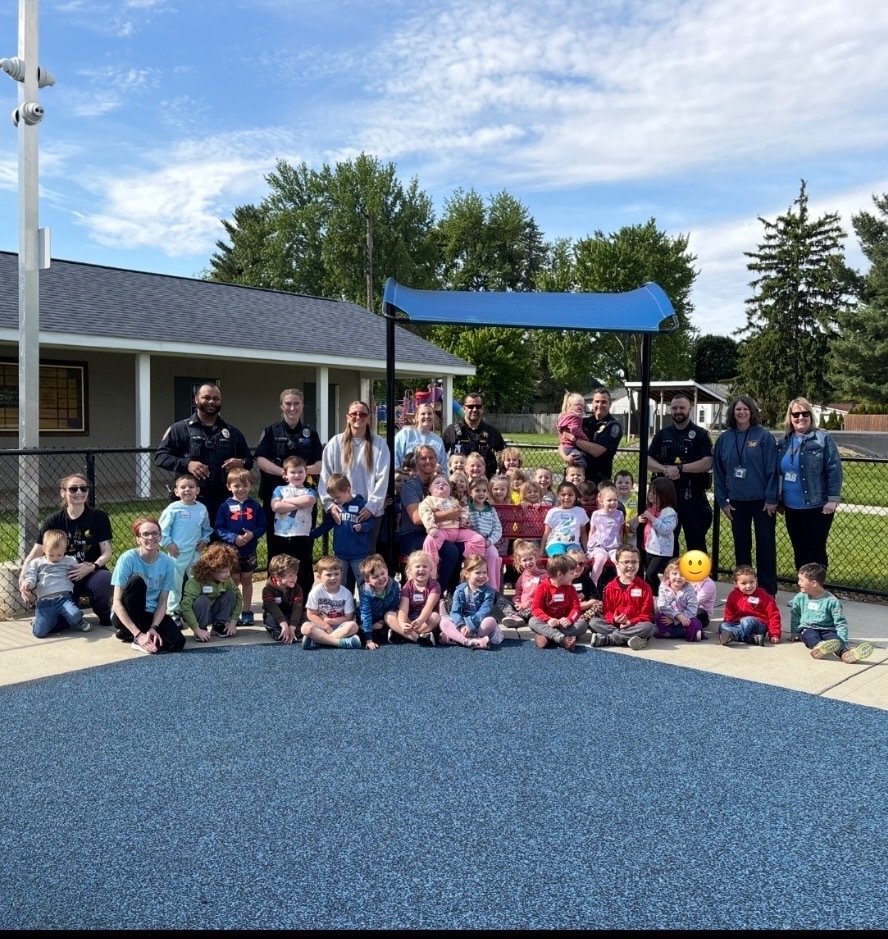 Preschool students and staff enjoyed their field day playing at McGuan Park! Officer Conney, along with the some of the Norwalk Police Department officers also attended field day, and spent time playing with students!