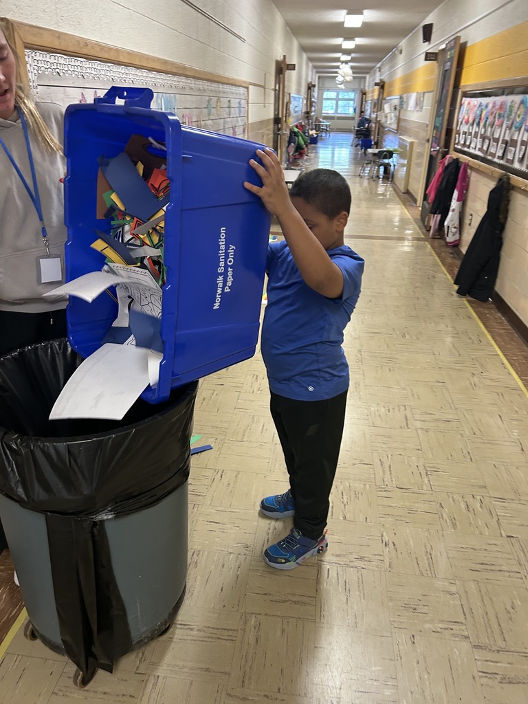 Mrs. Heyman’s students along with the TLC  students collected recycling at Maplehurst! Great job everyone. 