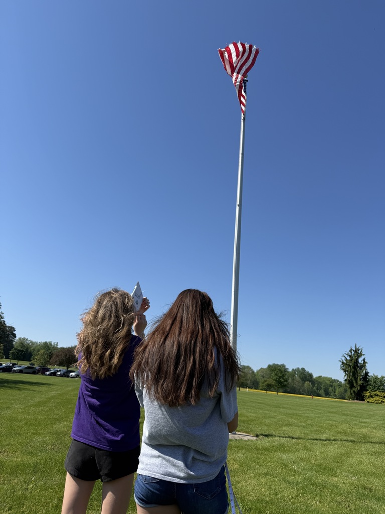 Mrs. Kaple’s Honors Geometry students took trigonometry outside today to explore indirect measurement around campus! Using clinometers, tape measures, and angle of elevation calculations, students gathered real-world data to determine the height of objects across the high school grounds. Hands-on learning brought geometry to life! 📐📏🌳