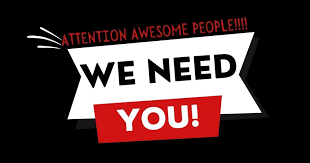 Attention Awesome People, We need you! 