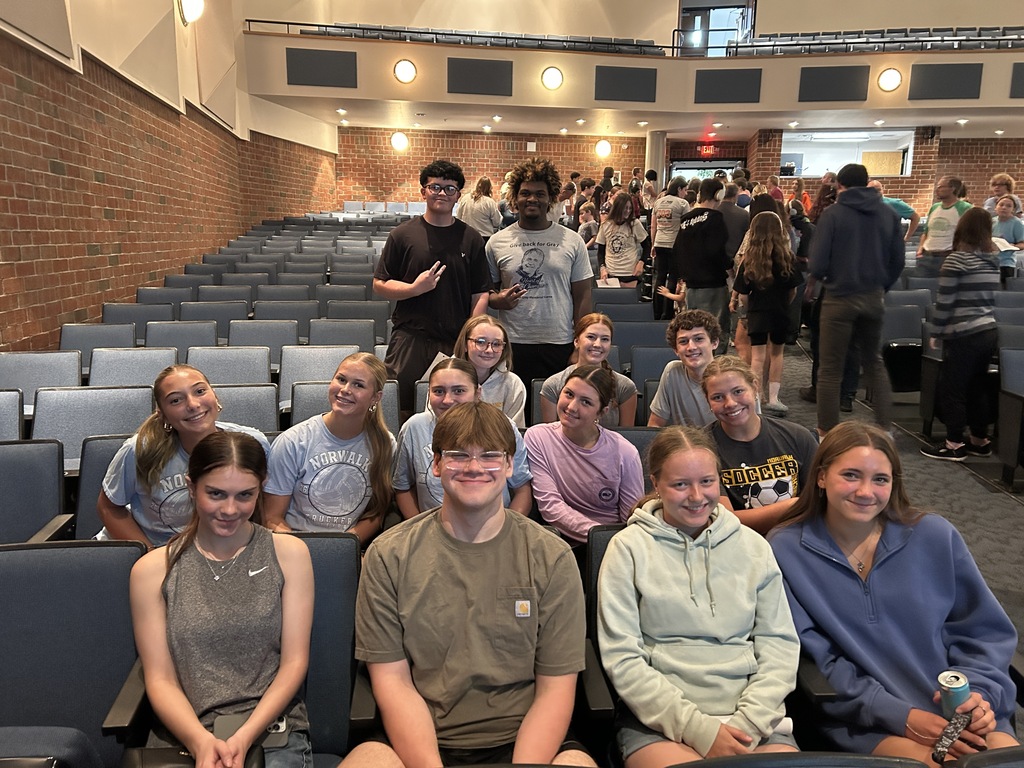 Have a great school year! NHS Student Council has been preparing to welcome back students with summer walks to share ideas for the new year, freshmen orientation and a little decorating at the entrance :)