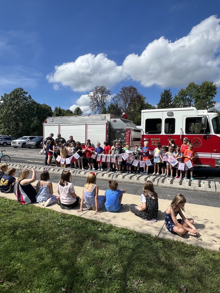 Today, students in Mrs. Caprara’s and Mrs. Muskovich’s classes had a special visit from members of our local fire department in recognition of Patriot Day. Our firefighters talked with students about the meaning of Patriot Day, what it means to be patriotic, and the importance of serving and caring for our community. Students also had the opportunity to ask questions and learn more about the important work our firefighters do each day. Thank you to our firefighters for taking the time to visit Pleasant and for helping our students understand that patriotism can be shown through service, kindness, courage, and taking care of one another. ❤️🤍💙
