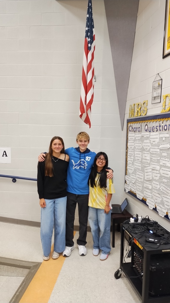 Congratulations to our newly elected High School Orchestra Officers!!! Freshman Orchestra President - Parker Good, Vice President - Laney Schlotterer, Secretary - Tymber Mason.