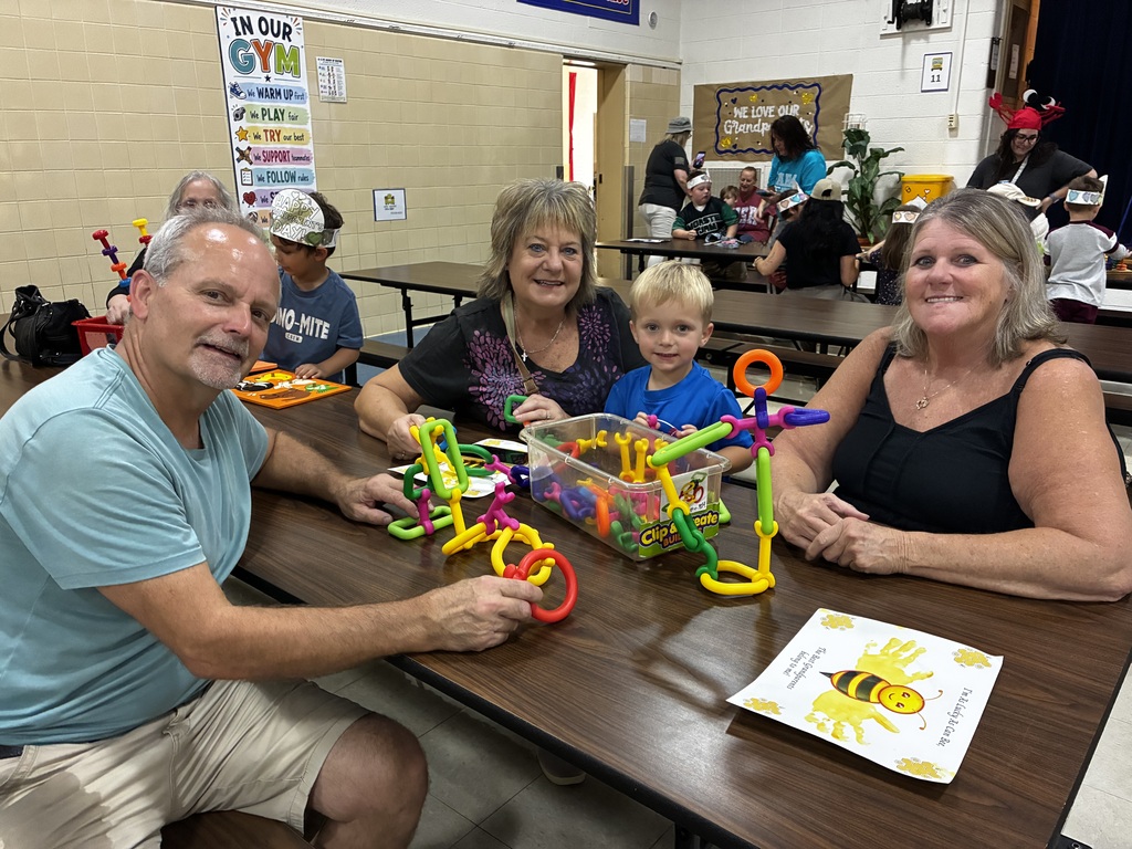 Preschool students celebrated grandparents day on Tuesday September 15 at Maplehurst Elementary. Grandparents joined their grandchildren in the gymnasium for a story, song, snack and then spent time out on the playground. Thank you to all the grandparents who came!