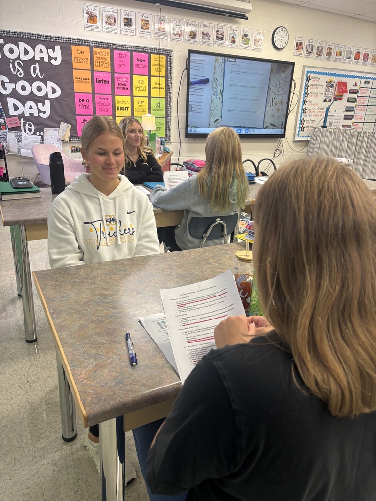 Students in Independent Living classes have been practicing job interview skills. They have been interviewing each other and practicing the strategies learned in class to answer questions on the spot. They have also been working on posture, speaking clearly, making eye contact, etc.