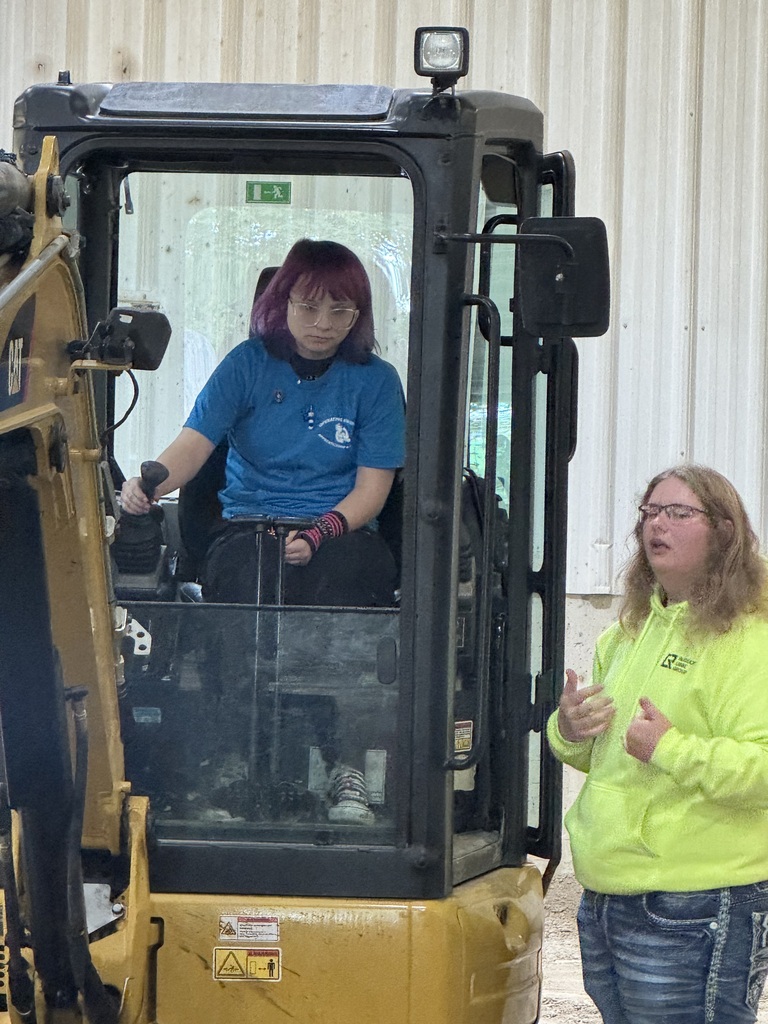 Female Industrial Education students went to Cygnet Wednesday and participated in the Local 18 Operators Union Shedig event.