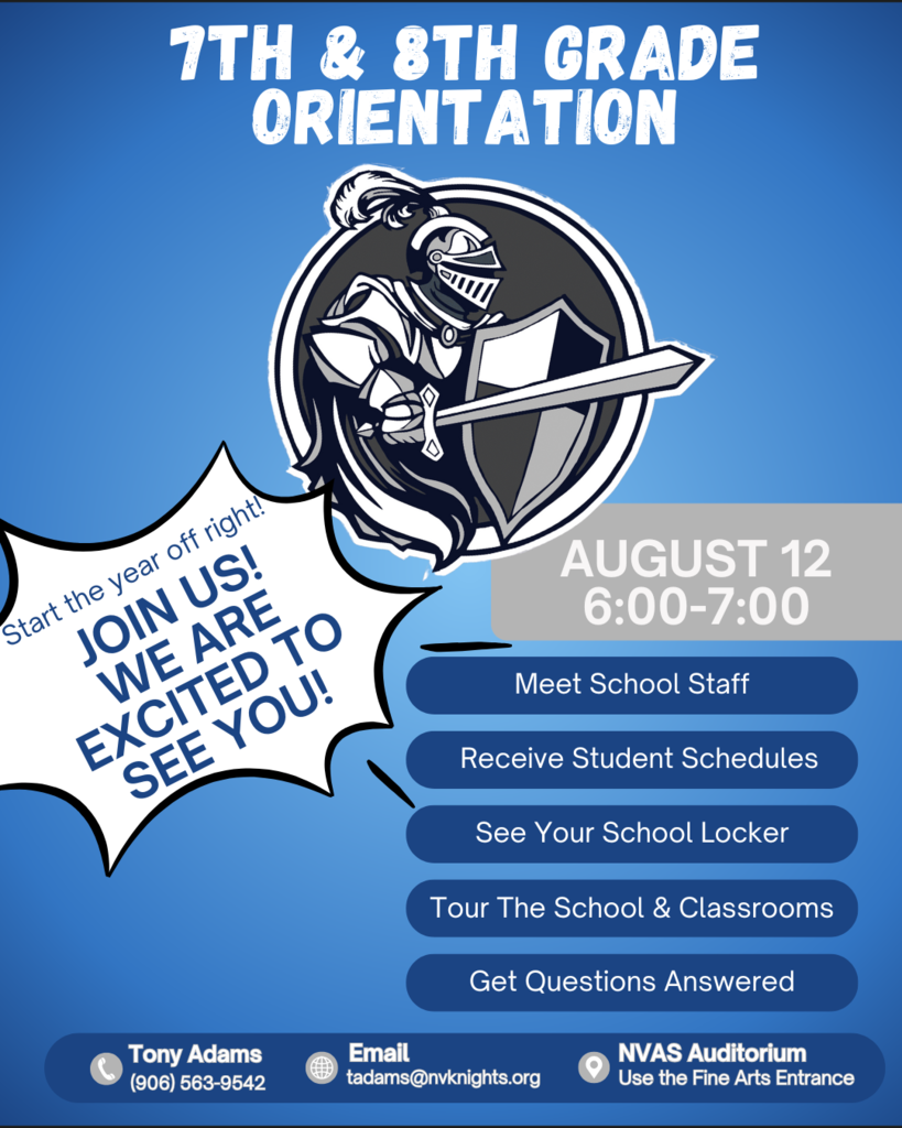 7th and 8th grade orientation