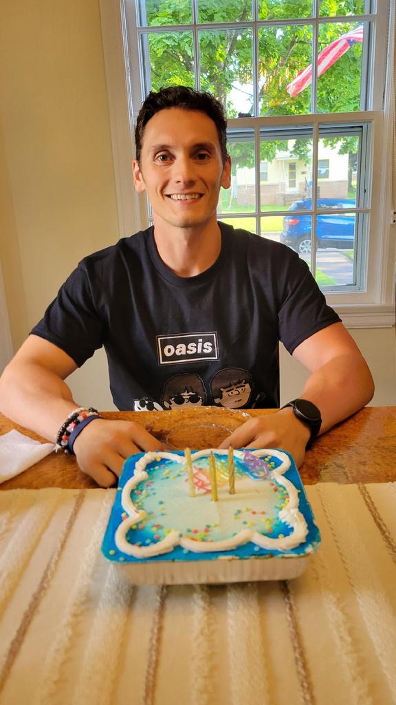 Taylor with a cake