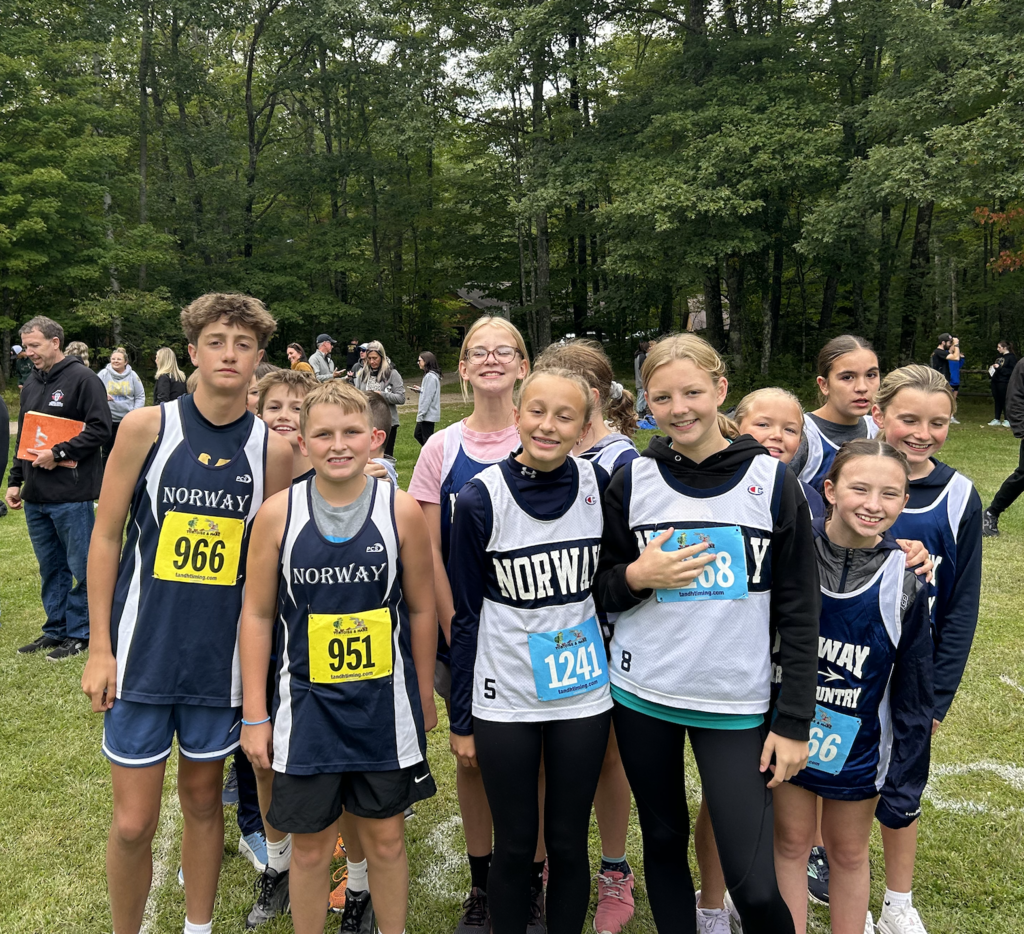 Cross country middle school team