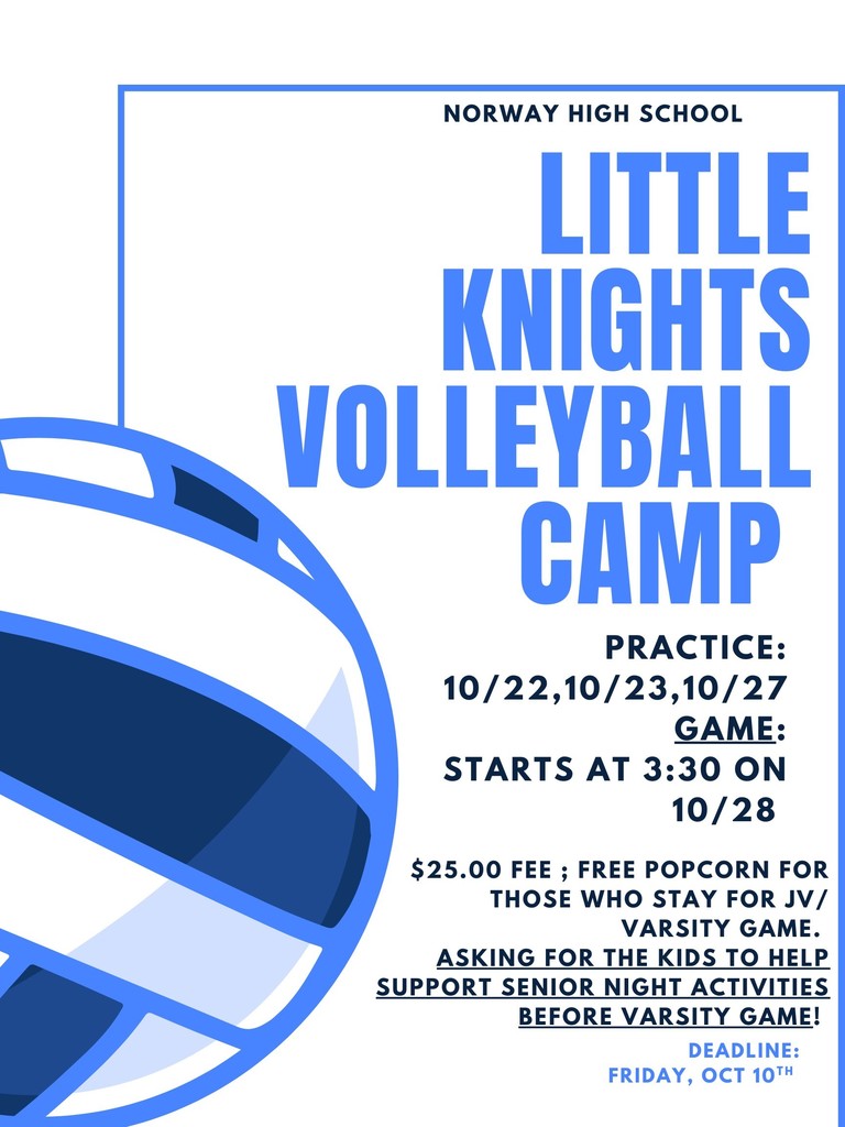 Little Knights Volleyball Camp info