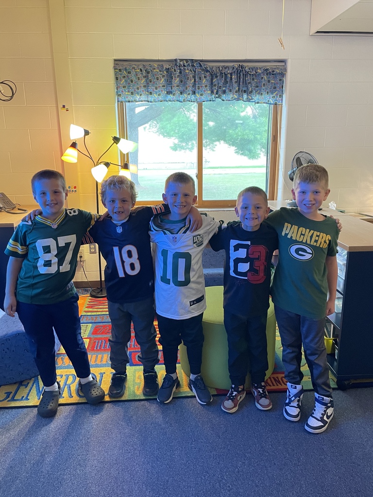 Check out these 2nd grade students in their packer gear!