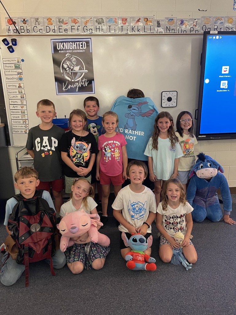 Students participating in disney day!