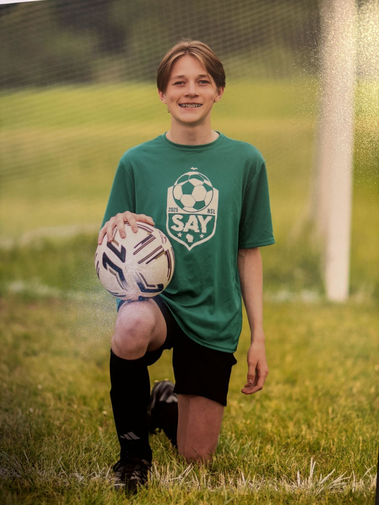 Photo of Jack with soccer ball
