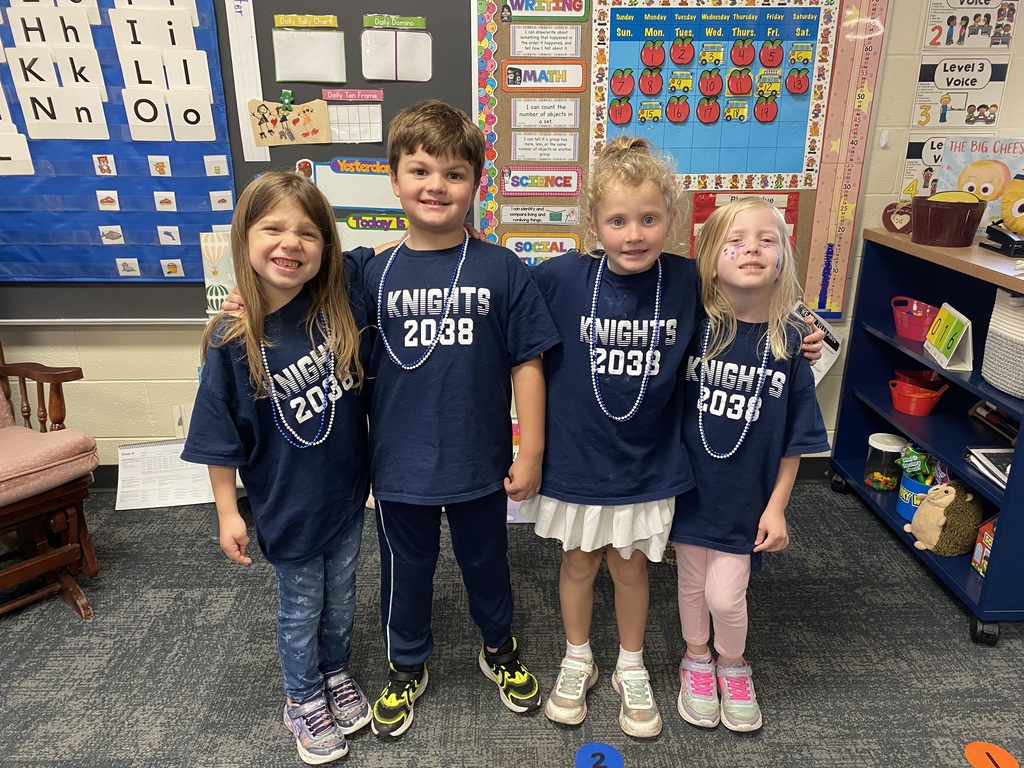 Elementary Kids Dressed up in knight gear!