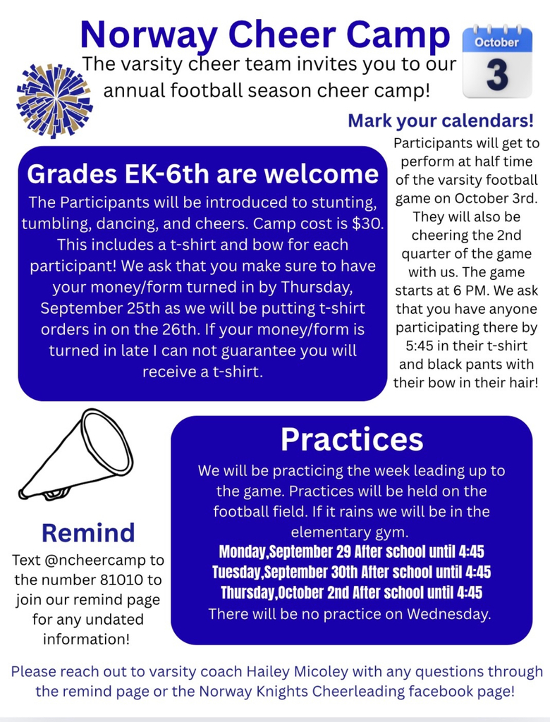 Cheer Clinic Flyer