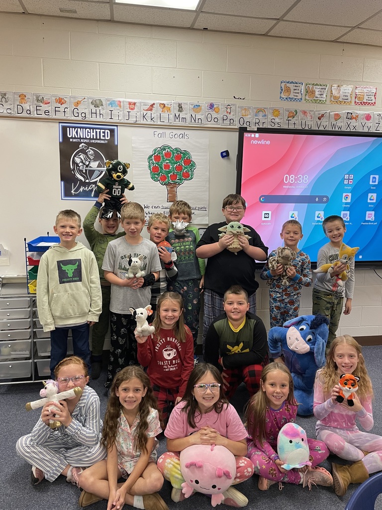 2nd Grade Kids earned pj Day!