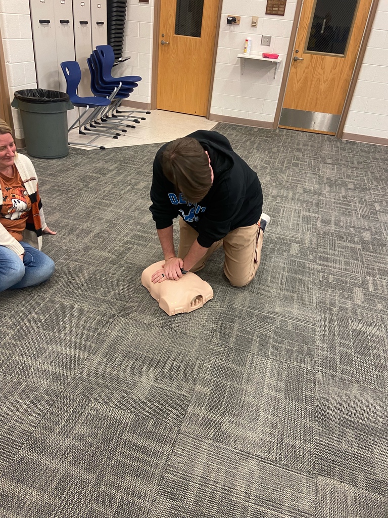 Teachers recertifying for CPR