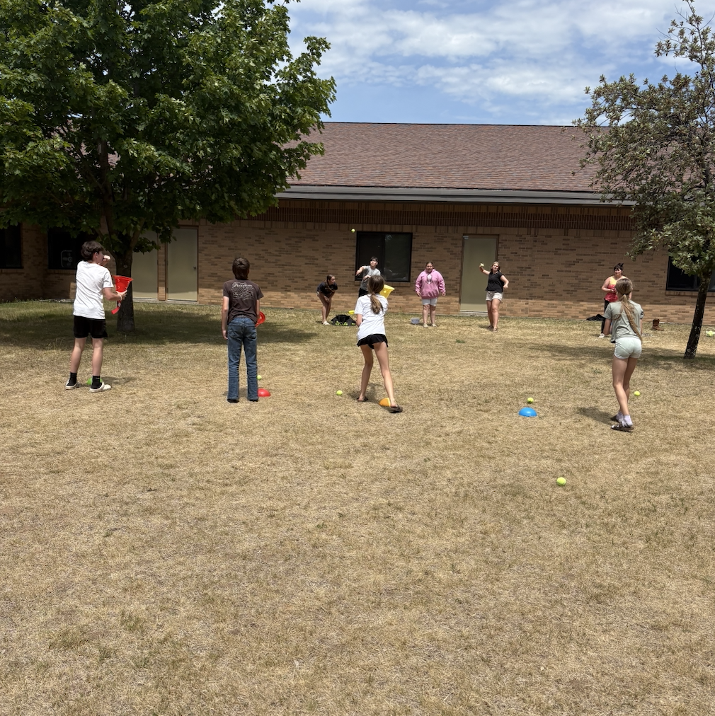 7th grade playing outside