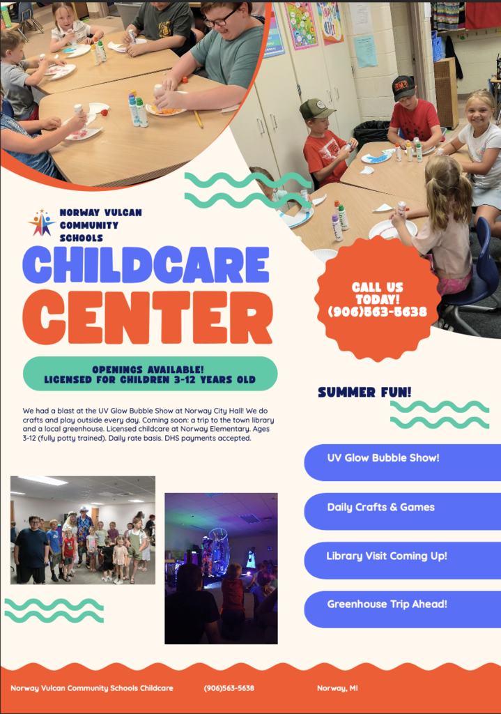 Child Care info