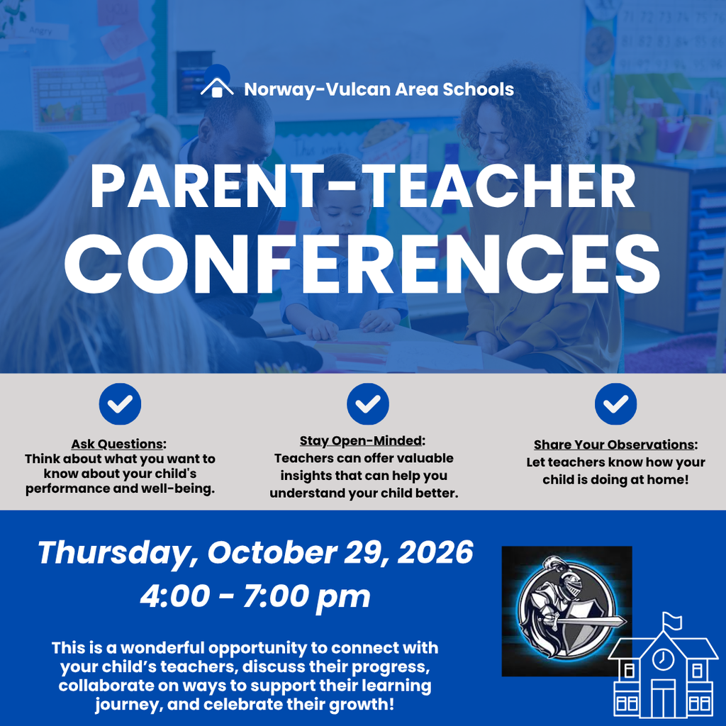 Parent Teacher conference info