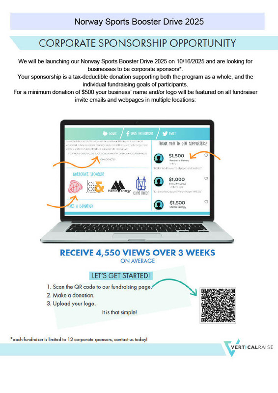 Corporate sponsorship opportunity