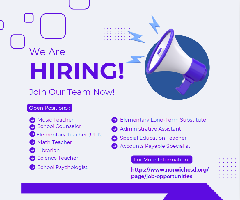 We're Hiring Job Opportunities Image