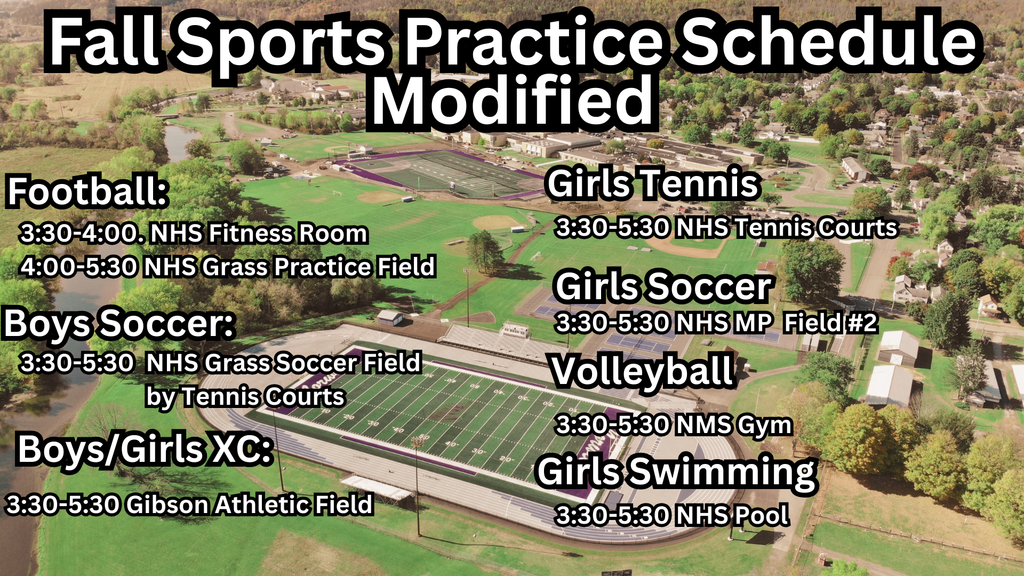 Modified Practice Schedule