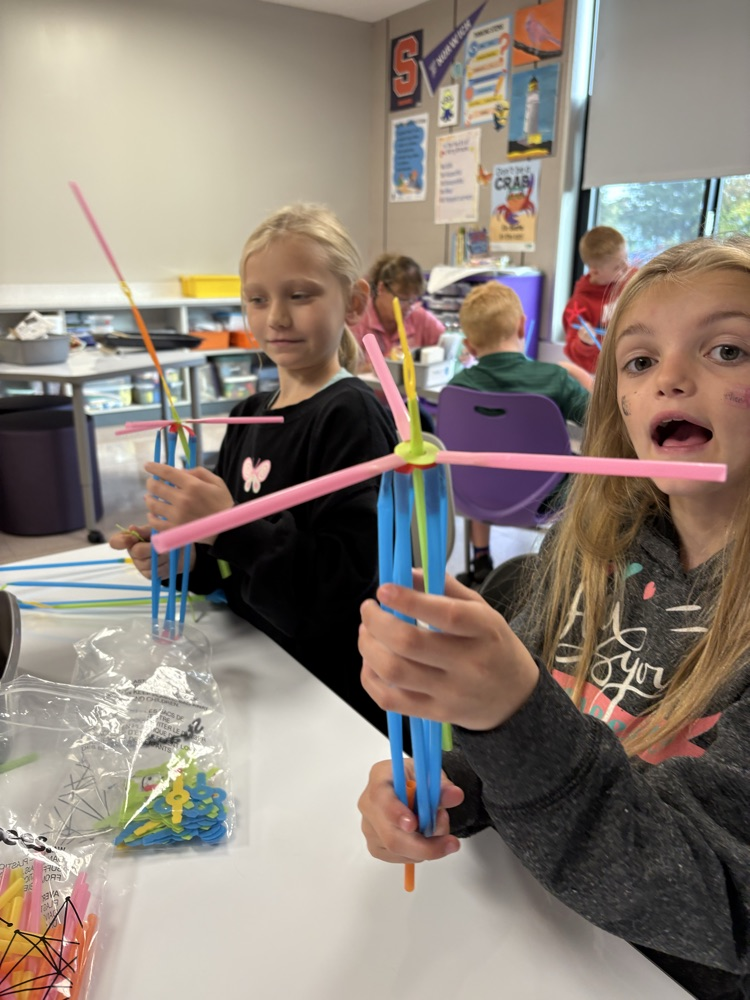 a student sharing their Strawbee build