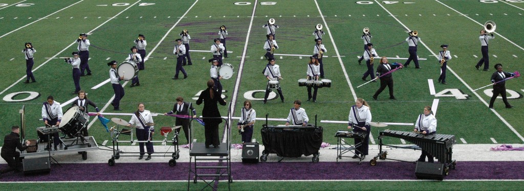Norwich Marching Band performing "Outside the Bachs"