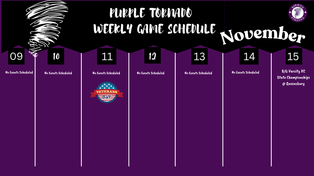 Weekly Game Schedule