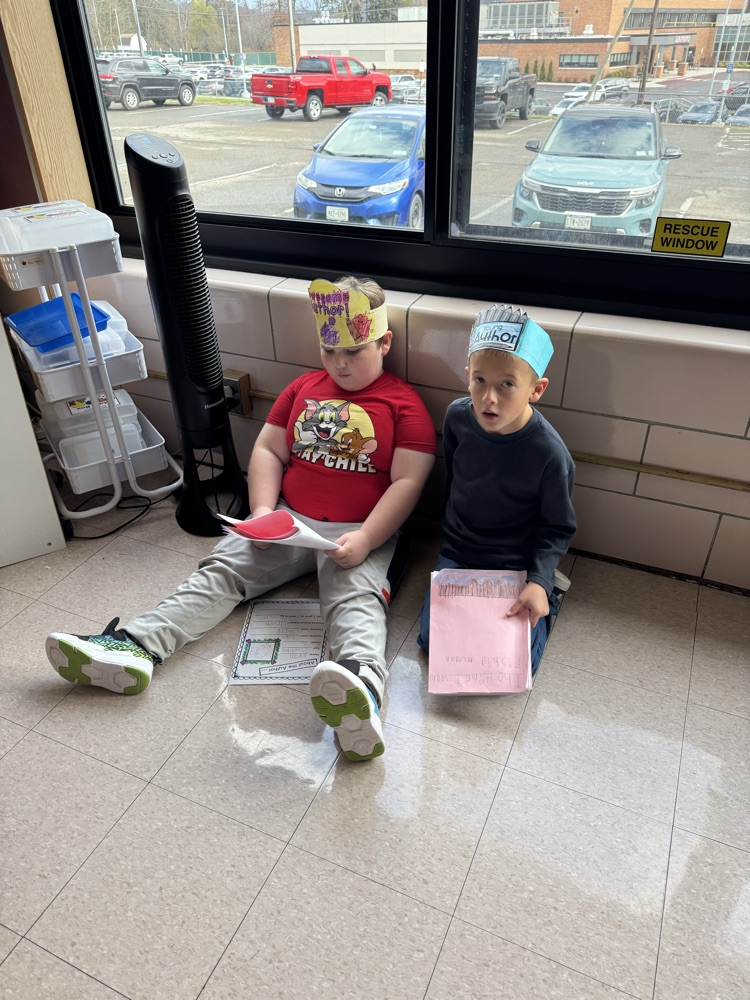 The kids were so proud of all their hard work and loved sharing their stories with friends!