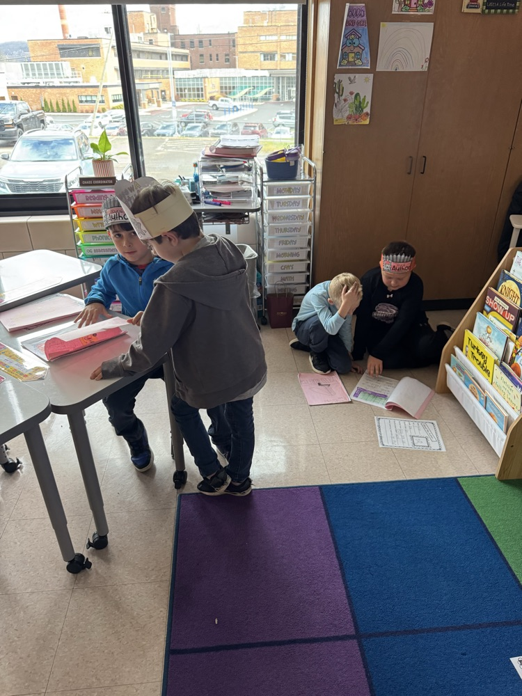 The kids were so proud of all their hard work and loved sharing their stories with friends!