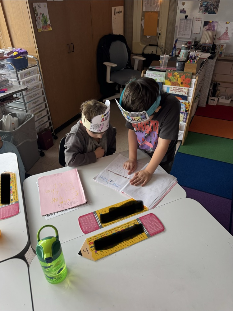 The kids were so proud of all their hard work and loved sharing their stories with friends!