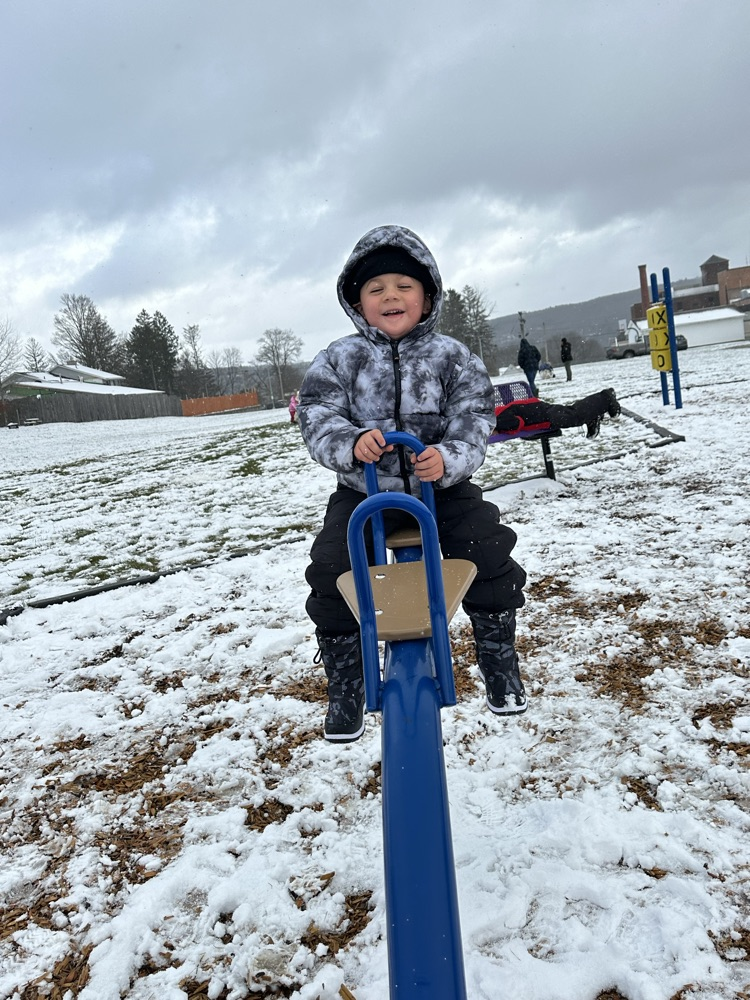 Ms. Chesebro’s class enjoyed playing in the snow!