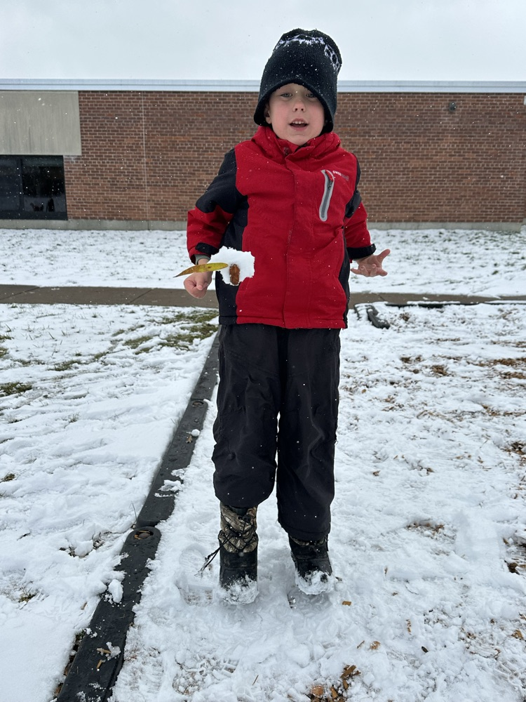 Ms. Chesebro’s class enjoyed playing in the snow!