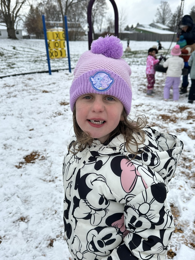 Ms. Chesebro’s class enjoyed playing in the snow!