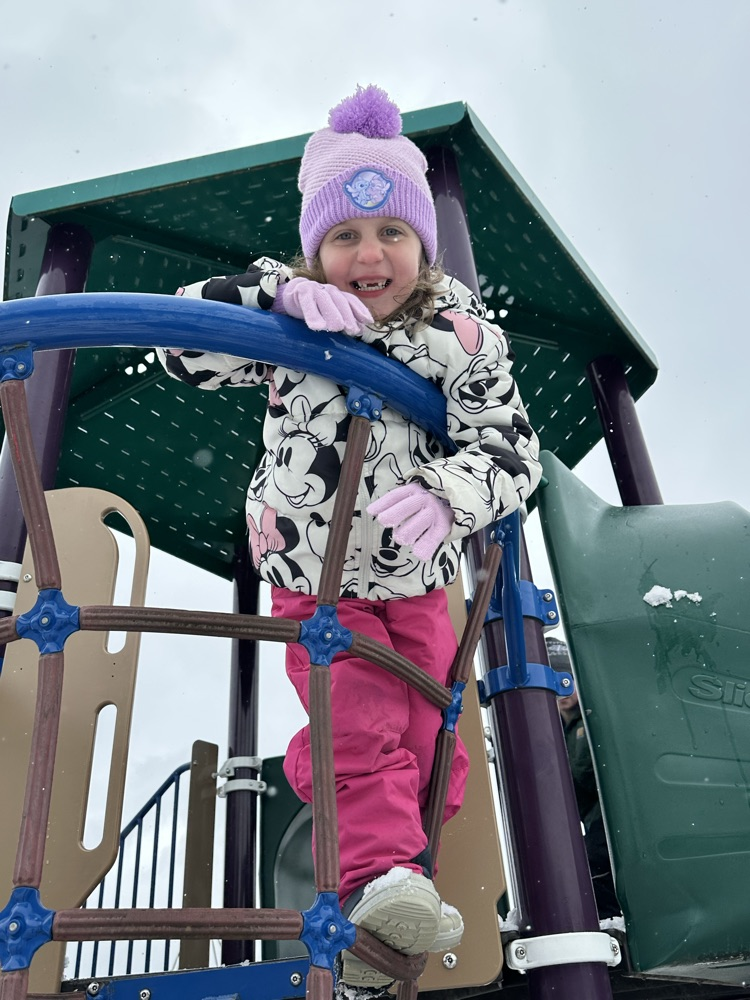 Ms. Chesebro’s class enjoyed playing in the snow!