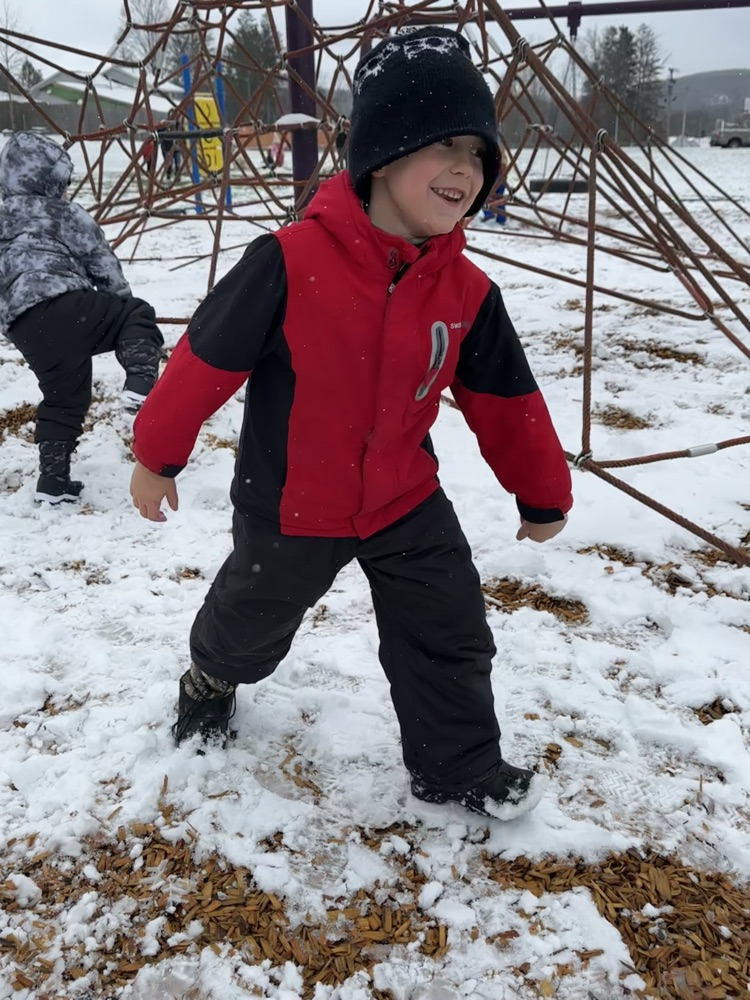 Ms. Chesebro’s class enjoyed playing in the snow!