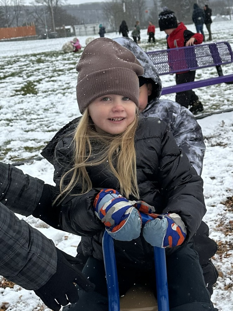 Ms. Chesebro’s class enjoyed playing in the snow!