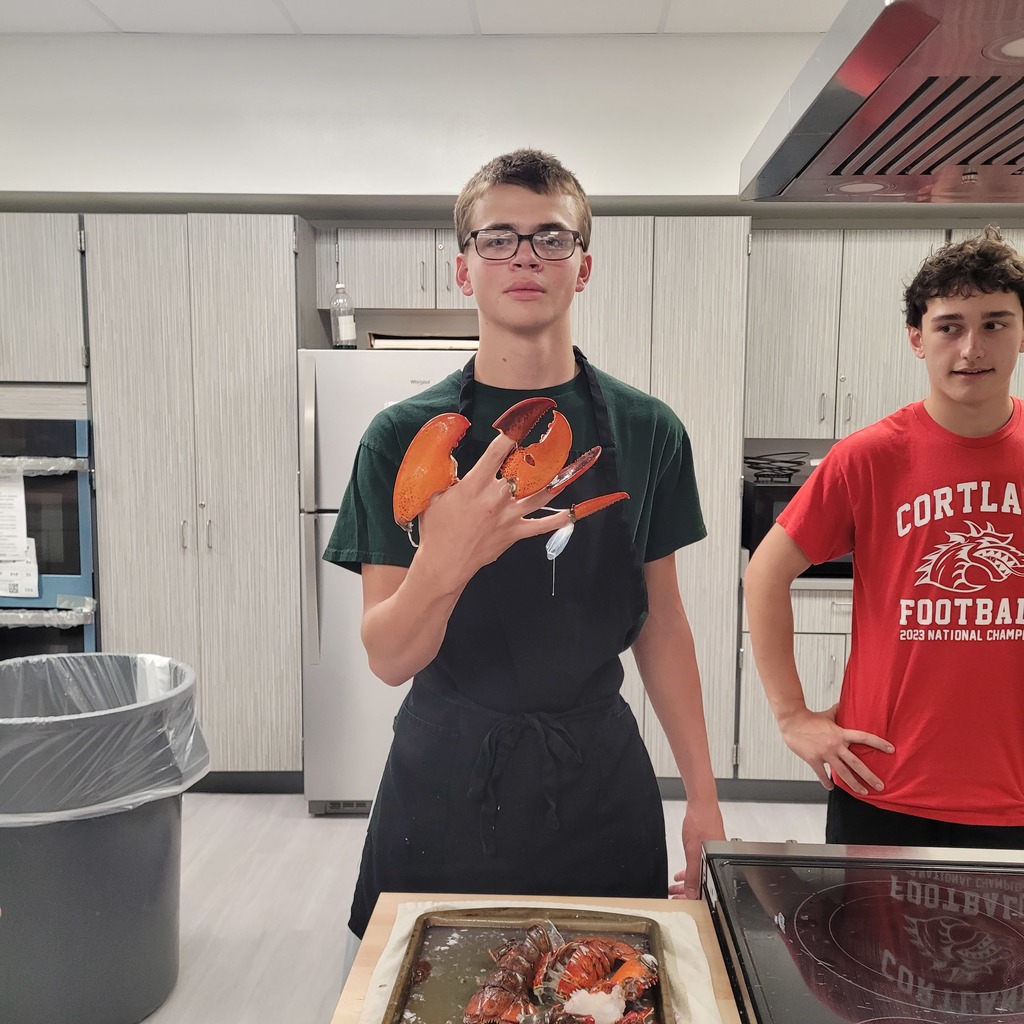 Joey Hall, making sure nothing goes to waste after making Lobster rolls.
